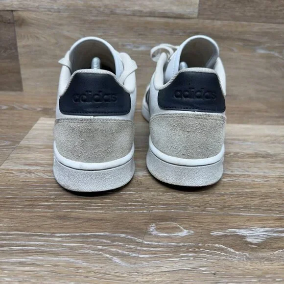 Adidas Grand Court White/Blue Leather Sneakers Men's Size 12 - Picture 3 of 7